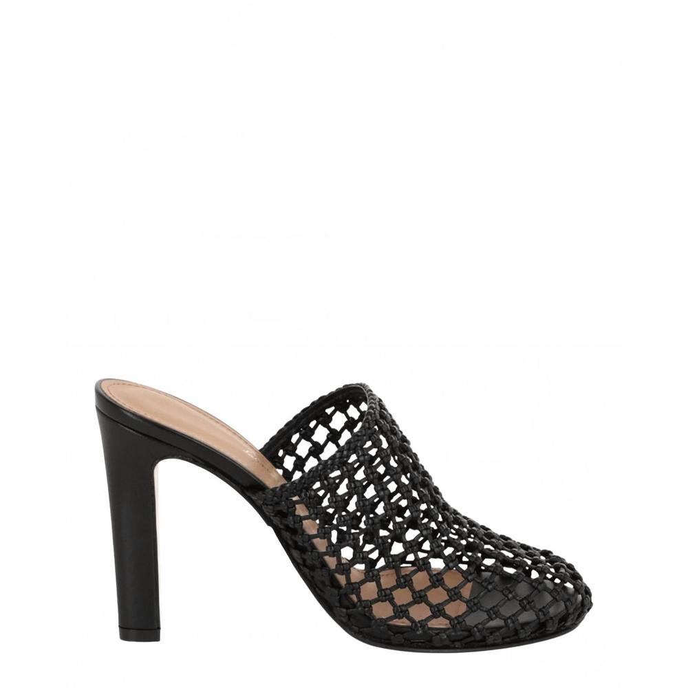 NEW SALVATORE FERRAGAMO women's ellas x5 caged mules in black - Picture 2 of 4